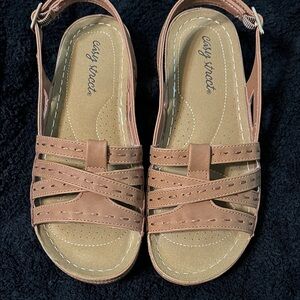 Easy Street Tan Sandals